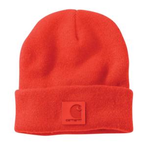 Acrylic Knit Color Block Cuffed Beanie Hat_image