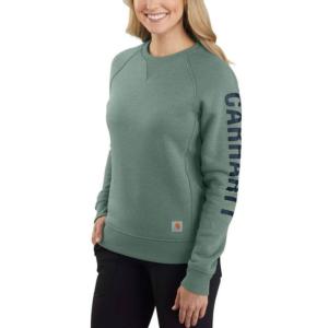 Relaxed Fit Midweight Graphic Arm Crewneck Sweatshirt_image