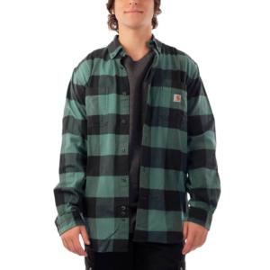 Rugged Flex Relaxed Fit Midweight Plaid Flannel Shirt_image