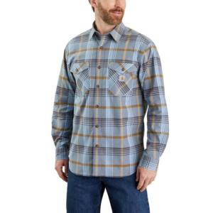 Rugged Flex Relaxed Fit Lightweight Plaid Shirt_image