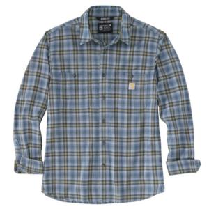 Rugged Flex Relaxed Fit Lightweight Plaid Shirt_image