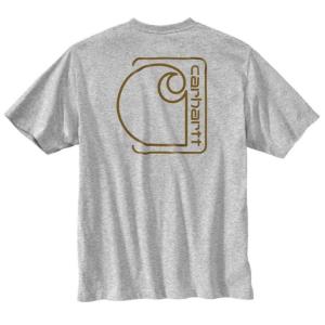 Relaxed Fit Lightweight Short Sleeve Graphic Pocket T-Shirt_image