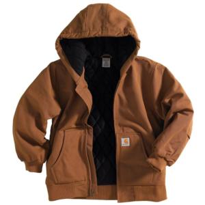 Carhartt Youth Boys' Hooded Quilted Lined Active Jacket_image