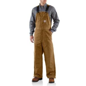 Carhartt Men's FR Midweight Duck Bib Overall/Quilt Lined_image