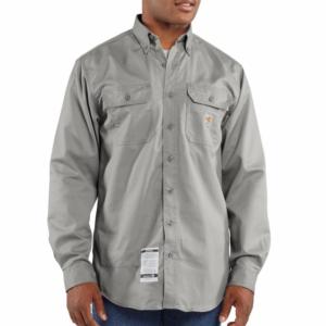 Carhartt Men's FR Long Sleeve Twill Button Up Shirt