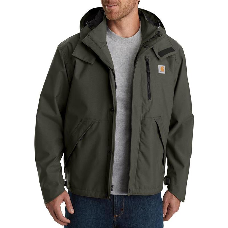 Carhartt Men's Waterproof Breathable Rain Jackets J162