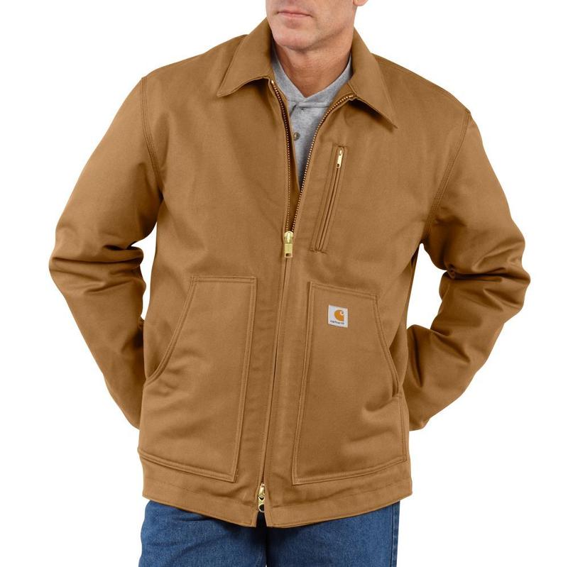 Carhartt Men's Duck Ridge Jacket-Sherpa Lined J205
