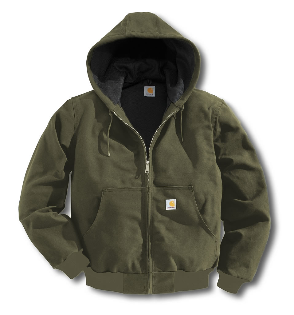 Carhartt Men's Washed Duck Active Jacket Thermal Lined J208