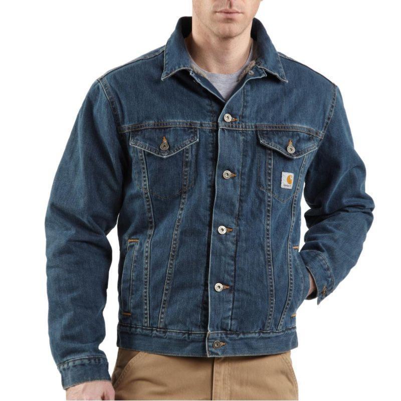 Carhartt Sherpa Lined Denim Jean Jackets J292