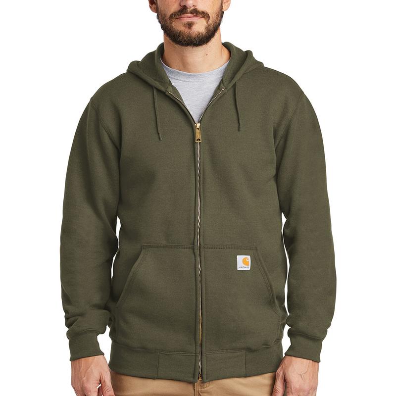 Carhartt Men's Midweight Full-Zip Hooded Sweatshirt K122