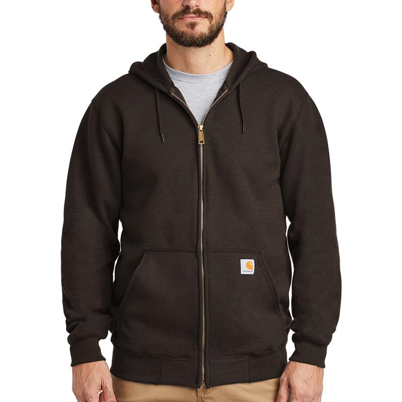 Carhartt Men's Midweight Full-Zip Hooded Sweatshirt K122