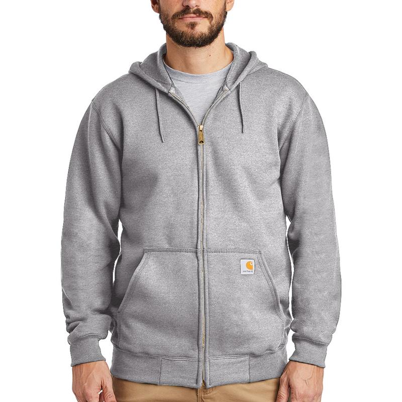 Loose Fit Midweight Full-Zip Hooded Sweatshirt K122