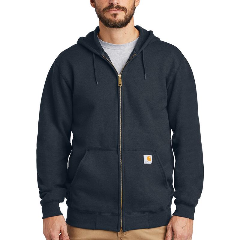 Loose Fit Midweight Full-Zip Hooded Sweatshirt|Factory 2nds K122irr