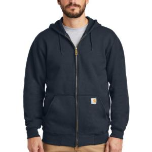 Midweight Loose Fit Full-Zip Hooded Sweatshirt_image