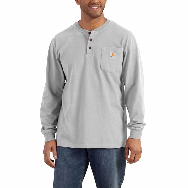 Carhartt Long Sleeve Workwear Henley Shirt - Irregular K128irr