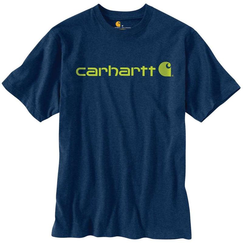 Carhartt Men's Signature Short Sleeve Logo T-Shirt K195