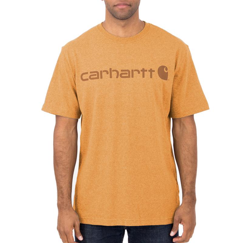 Carhartt Men's Signature Short Sleeve Logo T-Shirt | Factory 2nds K195irr