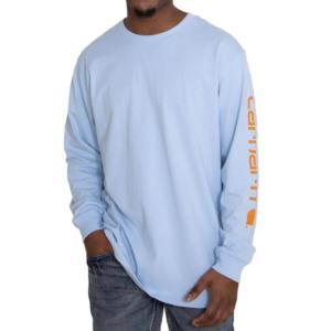 Loose Fit Heavyweight Long Sleeve Graphic Logo Arm T-Shirt_image