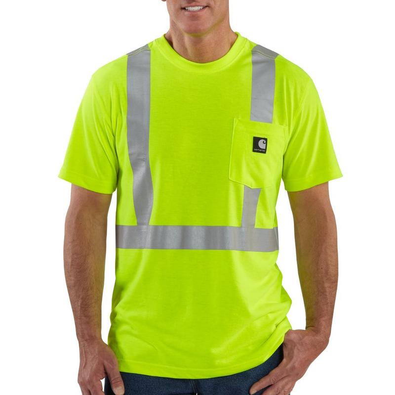 Carhartt Men's High Visibility Class 2 Short Sleeve WorkDry TShirt K232