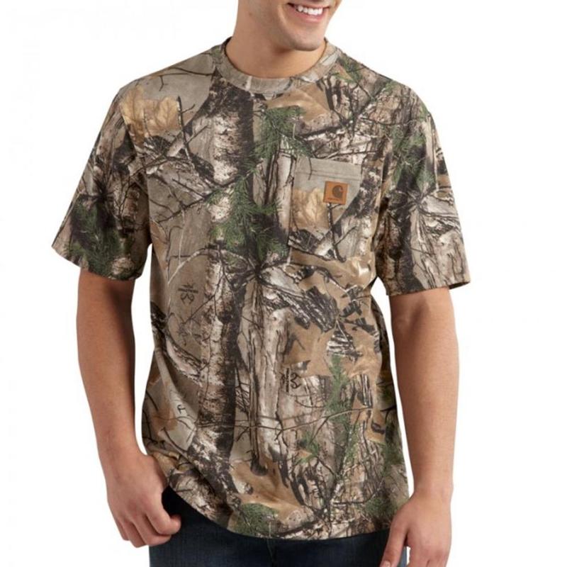 Carhartt Men's Work Camo Short Sleeve TShirt Factory 2nds K287irr