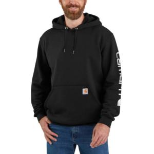 Carhartt Men's Midweight Hooded Logo Sleeve Sweatshirt K288