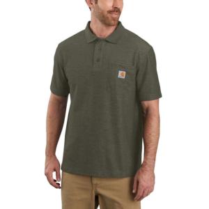 Carhartt Men's Contractors Washed Work Pocket Polo K570