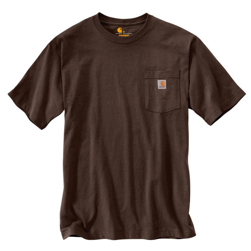 Carhartt Workwear Dark Brown XL-Tall T-Shirts - Irregular K87irr-DKBXLT