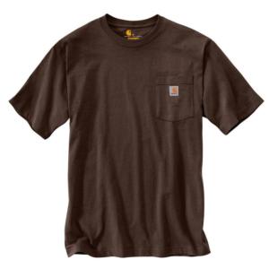 Carhartt Workwear Dark Brown XL-Tall T-Shirts - Factory 2nds K87irr-DKBXLT