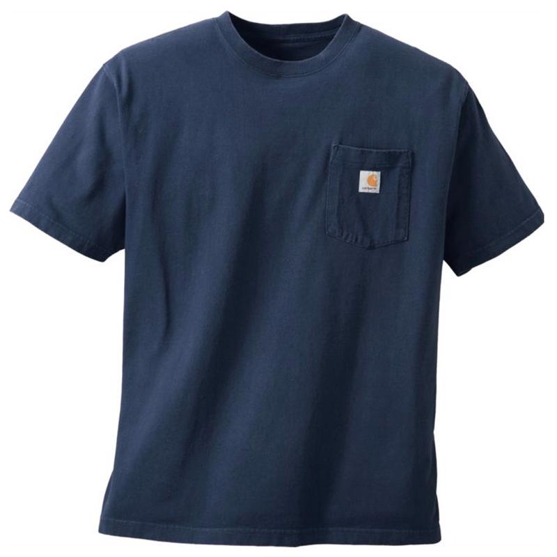 Carhartt Workwear Navy 4XL T-Shirts - Irregular K87irr-NV4X