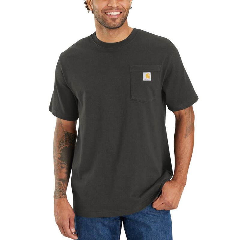 Carhartt Men's Loose Fit Heavyweight Short-Sleeve Pocket T