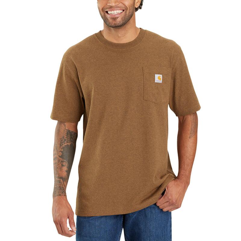 Loose Fit Heavyweight Short Sleeve Pocket T-Shirt K87irr