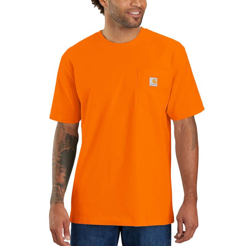 Loose Fit Heavyweight Short Sleeve Pocket T-Shirt K87irr