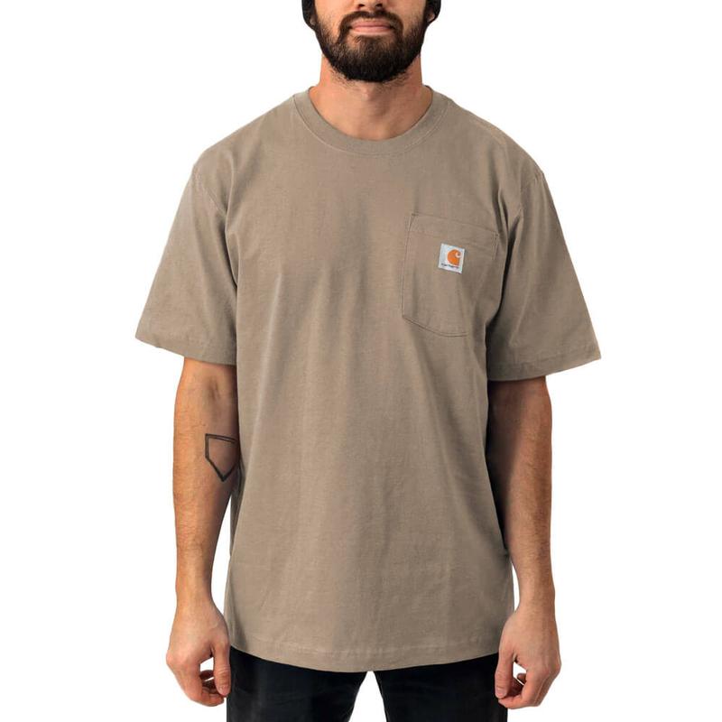 Loose Fit Heavyweight Short Sleeve Pocket T-Shirt K87irr