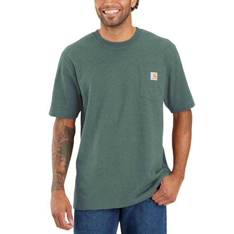 Loose Fit Heavyweight Short Sleeve Pocket T-Shirt K87irr