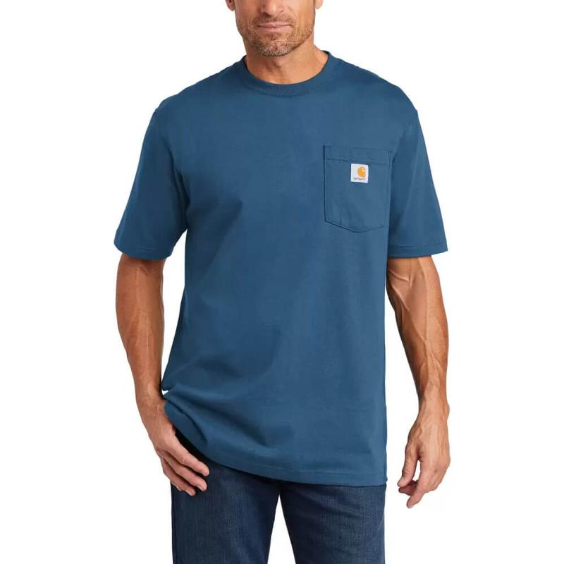 Loose Fit Heavyweight Short Sleeve Pocket T-Shirt K87irr