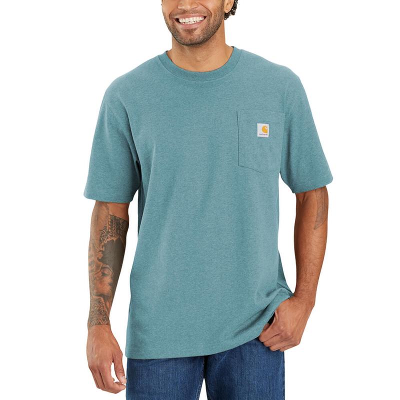 Loose Fit Heavyweight Short Sleeve Pocket T-Shirt K87irr