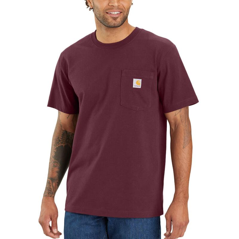 Carhartt Men's Loose Fit Heavyweight Short-Sleeve Pocket T