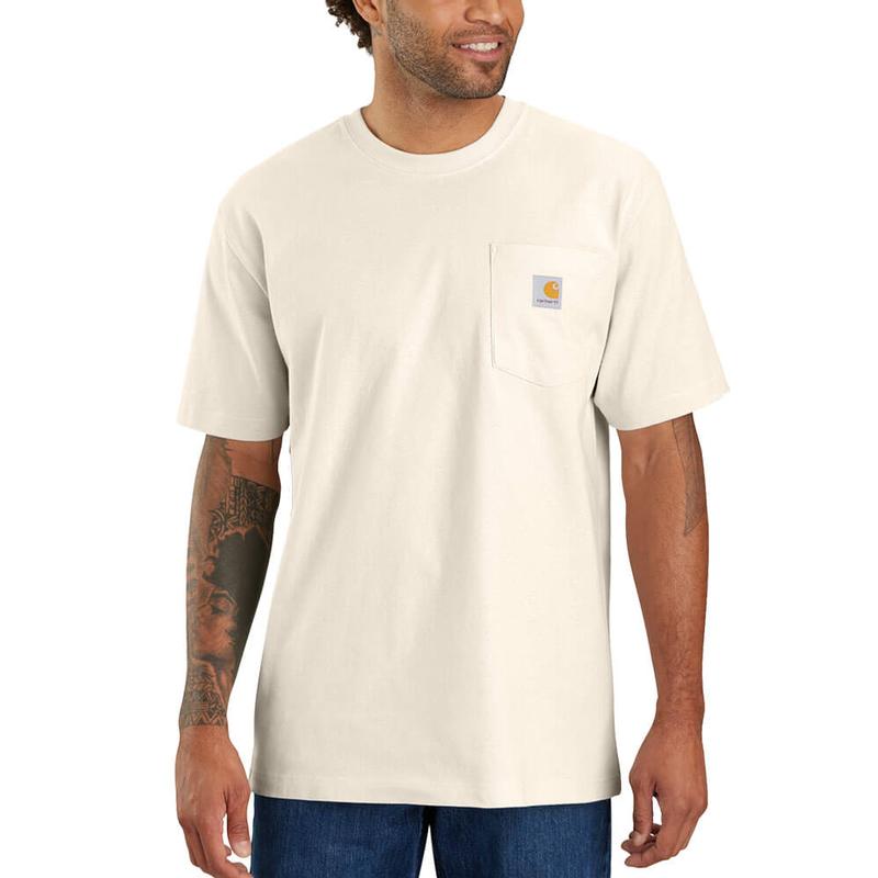 Loose Fit Heavyweight Short Sleeve Pocket T-Shirt K87irr