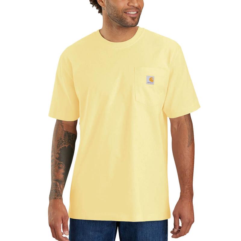 Loose Fit Heavyweight Short Sleeve Pocket T-Shirt K87irr