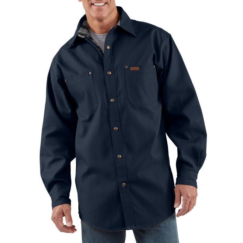 carhart flannel lined shirt
