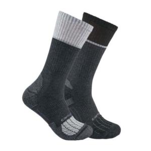 Force® Synthetic Blend Steel Toe Crew Sock 2-Pack_image