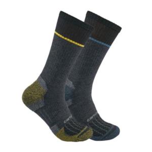 Force® Midweight Steel Toe Crew Sock 2-Pack