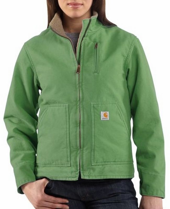 carhartt sandstone jacket women's