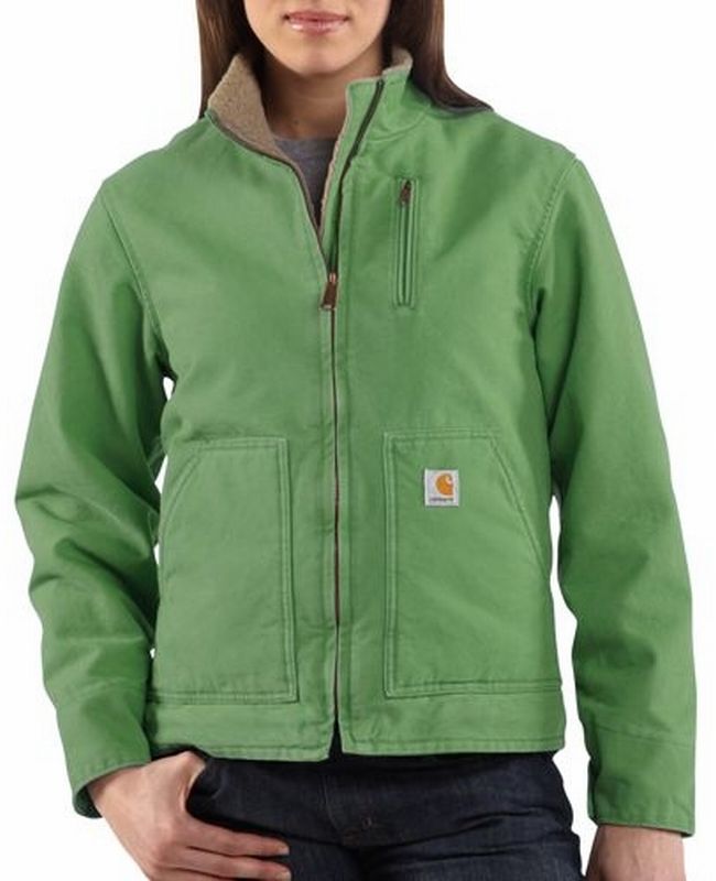 Carhartt Women's Sandstone Sherpa Lined Canyon Jacket - Closeout WJ022