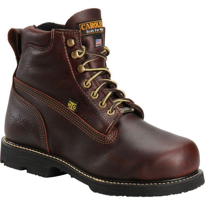 Carolina 6 in. Internal Metguard Broad Steel Toe Boot Made in USA CA509