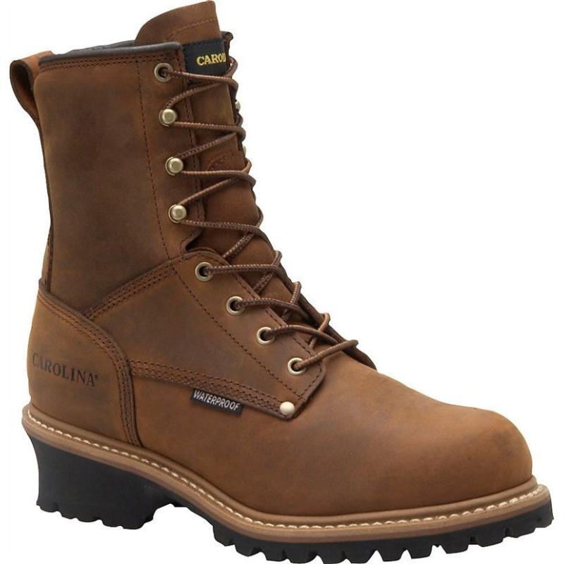 womens steel toe logger boots