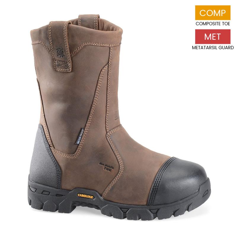carolina waterproof composite toe wellington