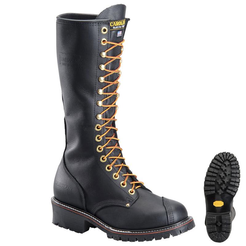 lace to toe lineman boots