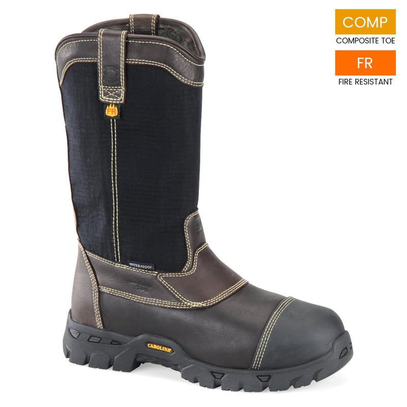 carolina waterproof composite toe wellington