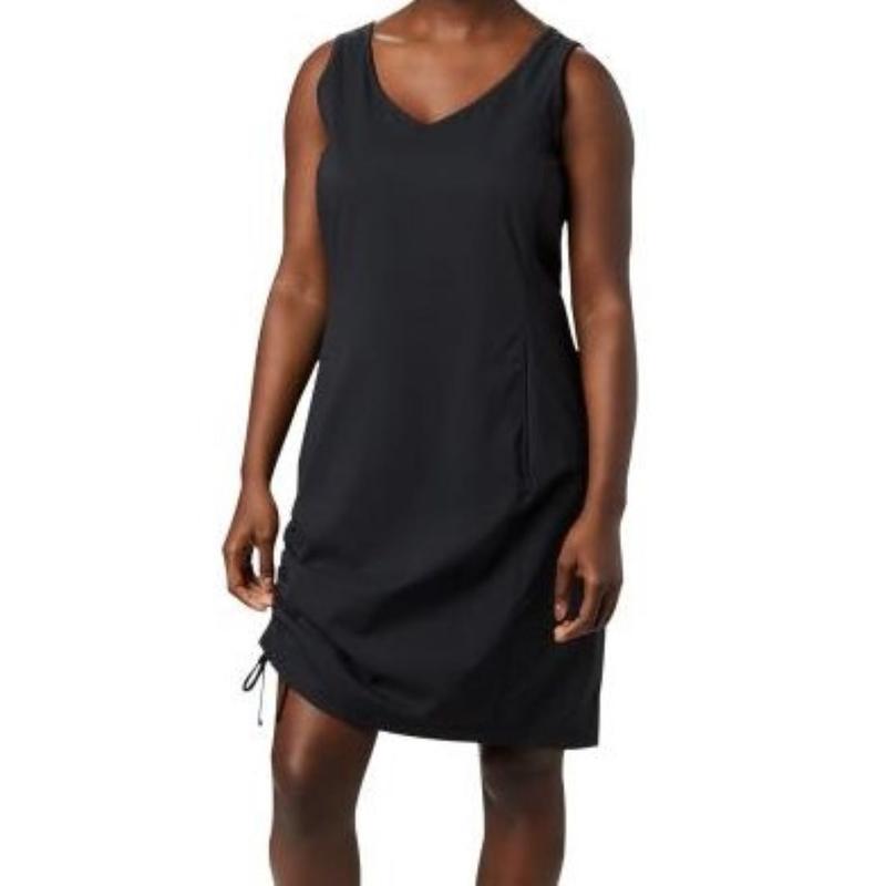 Columbia Anytime Casual III Abito Donna, Con Protezione Solare UPF 50 E Repellente Omni-Shield, Vestibilità Comoda